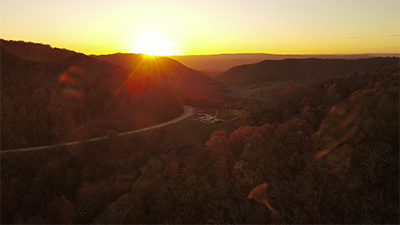 Peeking Sun